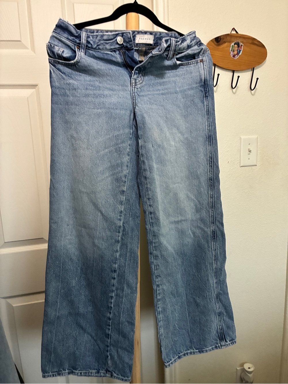 PacSun Light Blue Wide Leg High-Rise Jeans